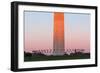 The Washington Monument at Sunset, Washington Dc.-Jon Hicks-Framed Photographic Print