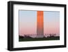 The Washington Monument at Sunset, Washington Dc.-Jon Hicks-Framed Photographic Print