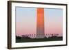 The Washington Monument at Sunset, Washington Dc.-Jon Hicks-Framed Photographic Print