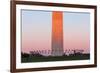 The Washington Monument at Sunset, Washington Dc.-Jon Hicks-Framed Photographic Print