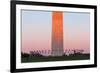 The Washington Monument at Sunset, Washington Dc.-Jon Hicks-Framed Photographic Print