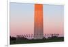 The Washington Monument at Sunset, Washington Dc.-Jon Hicks-Framed Photographic Print