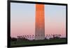 The Washington Monument at Sunset, Washington Dc.-Jon Hicks-Framed Photographic Print