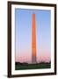 The Washington Monument at Sunset, Washington Dc.-Jon Hicks-Framed Photographic Print