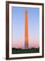 The Washington Monument at Sunset, Washington Dc.-Jon Hicks-Framed Photographic Print