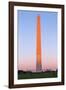The Washington Monument at Sunset, Washington Dc.-Jon Hicks-Framed Photographic Print