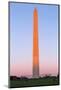 The Washington Monument at Sunset, Washington Dc.-Jon Hicks-Mounted Photographic Print