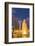 The Washington Monument Lit Up at Night as Seen from the World War Ii Monument-Michael Nolan-Framed Photographic Print