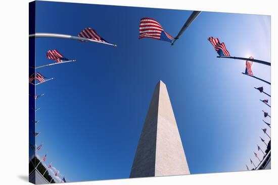 The Washington Monument, Washington Dc.-Jon Hicks-Stretched Canvas
