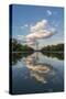 The Washington Monument with Reflection as Seen from the Lincoln Memorial-Michael Nolan-Stretched Canvas