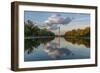 The Washington Monument with Reflection as Seen from the Lincoln Memorial-Michael Nolan-Framed Photographic Print