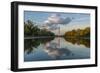 The Washington Monument with Reflection as Seen from the Lincoln Memorial-Michael Nolan-Framed Photographic Print