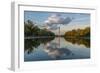 The Washington Monument with Reflection as Seen from the Lincoln Memorial-Michael Nolan-Framed Photographic Print