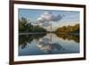 The Washington Monument with Reflection as Seen from the Lincoln Memorial-Michael Nolan-Framed Photographic Print