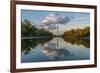 The Washington Monument with Reflection as Seen from the Lincoln Memorial-Michael Nolan-Framed Photographic Print