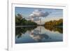 The Washington Monument with Reflection as Seen from the Lincoln Memorial-Michael Nolan-Framed Photographic Print