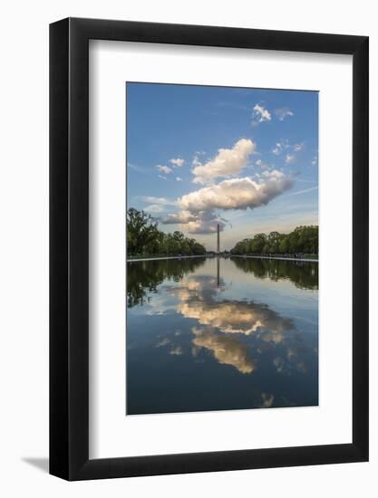 The Washington Monument with Reflection as Seen from the Lincoln Memorial-Michael Nolan-Framed Photographic Print