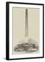 The Washington National Monument, at Washington City-null-Framed Giclee Print