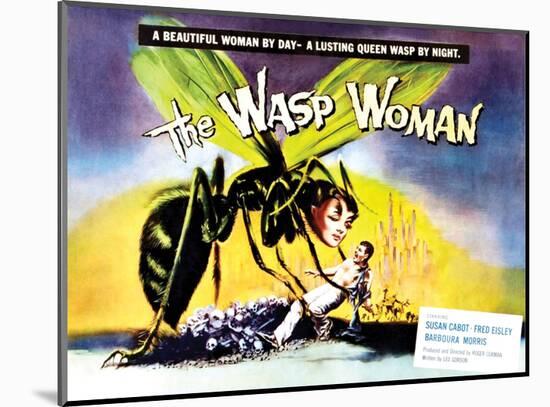 The Wasp Woman - 1959-null-Mounted Art Print