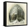 The Wassail - illustration by Birket Foster-Myles Birket Foster-Framed Stretched Canvas