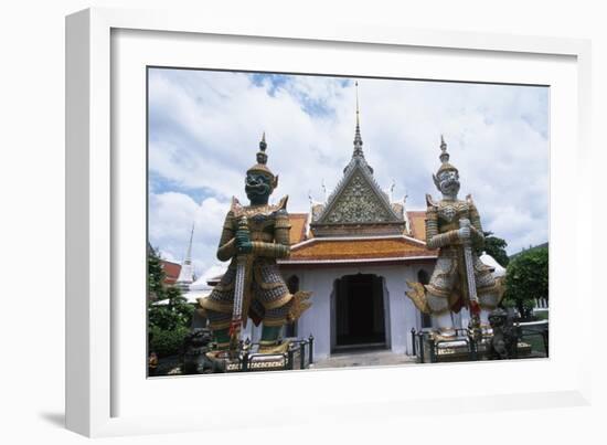 The Wat Arun or Temple of the Dawn, Bangkok, Thailand-null-Framed Giclee Print