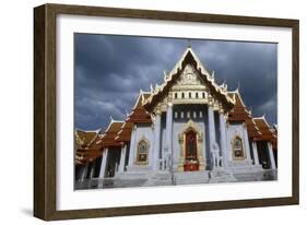 The Wat Benchamabophit or the Marble Temple in Bangkok, Thailand, 20th Century-null-Framed Giclee Print