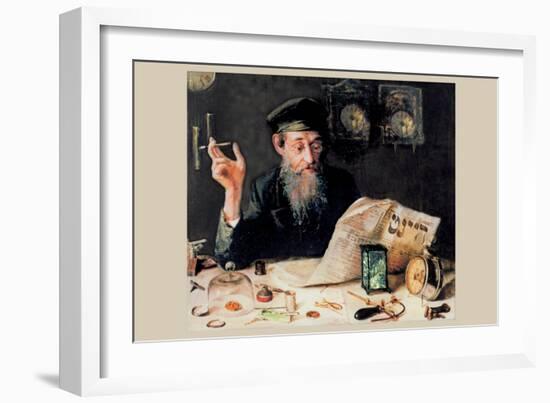 The Watch Maker-Yehuda Pen-Framed Art Print