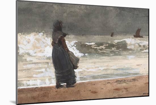 The Watcher, Tynemouth, 1882-Winslow Homer-Mounted Giclee Print