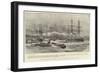 The Watcher Watched, Naval Manoeuvres Off Canea-Charles William Wyllie-Framed Giclee Print