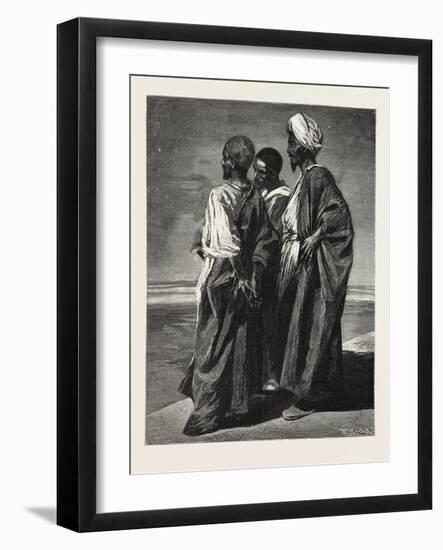 The Watchers. Egypt, 1879-null-Framed Giclee Print