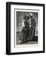 The Watchers. Egypt, 1879-null-Framed Premium Giclee Print