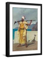 The Watchful Guard-Jean Joseph Benjamin Constant-Framed Giclee Print