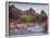 The Watchman, Cottonwood, Virgin River, Zion National Park, Utah, Usa-Rainer Mirau-Framed Photographic Print