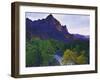 The Watchman Peak and the Virgin River, Zion National Park, Utah, USA-Dennis Flaherty-Framed Photographic Print