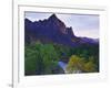 The Watchman Peak and the Virgin River, Zion National Park, Utah, USA-Dennis Flaherty-Framed Photographic Print