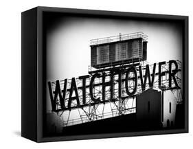 The Watchtower, Jehovah's Witnesses, Brooklyn, Manhattan, New York, Black and White Photography-Philippe Hugonnard-Framed Stretched Canvas