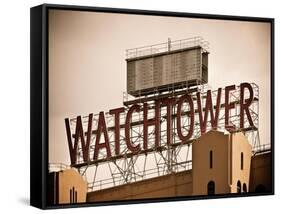 The Watchtower, Jehovah's Witnesses, Brooklyn, Manhattan, New York, White Frame, Vintage-Philippe Hugonnard-Framed Stretched Canvas