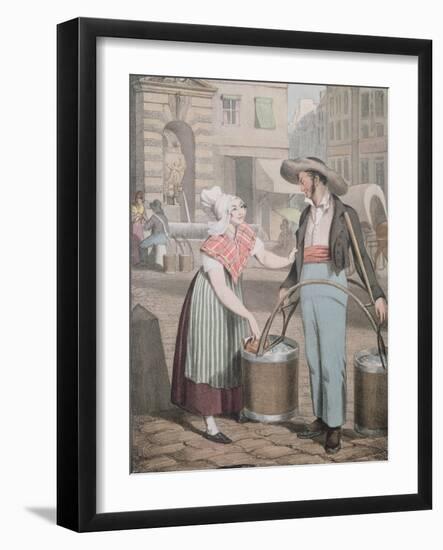 The Water Carrier, 1821-John James Chalon-Framed Giclee Print