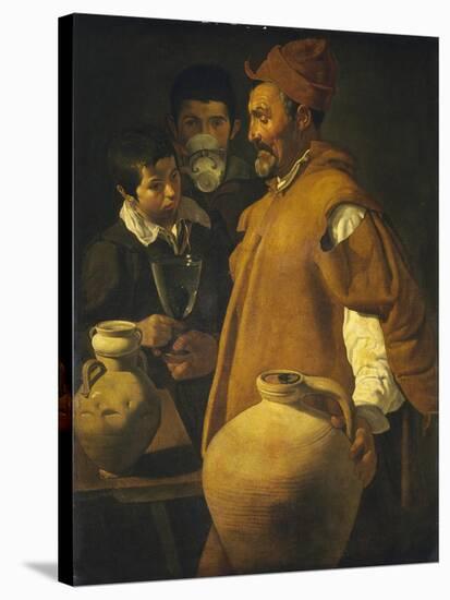 The Water Carrier of Seville-Diego Velazquez-Stretched Canvas