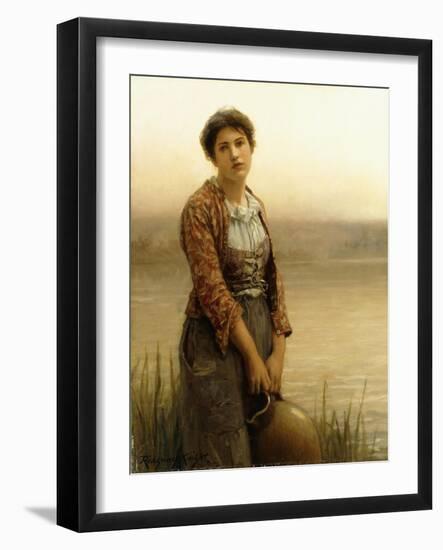 The Water Carrier-Daniel Ridgway Knight-Framed Giclee Print