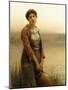 The Water Carrier-Daniel Ridgway Knight-Mounted Giclee Print