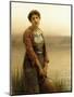 The Water Carrier-Daniel Ridgway Knight-Mounted Giclee Print