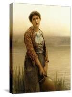 The Water Carrier-Daniel Ridgway Knight-Stretched Canvas