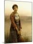 The Water Carrier-Daniel Ridgway Knight-Mounted Giclee Print