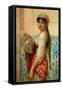 The Water Carrier-Augustus Jules Bouvier-Framed Stretched Canvas