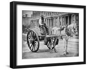 The Water-Cart, from 'Street Life in London', by J. Thomson and Adolphe Smith, 1877-John Thomson-Framed Giclee Print