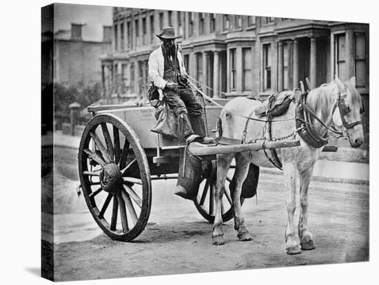 The Water-Cart, from 'Street Life in London', by J. Thomson and Adolphe Smith, 1877-John Thomson-Stretched Canvas