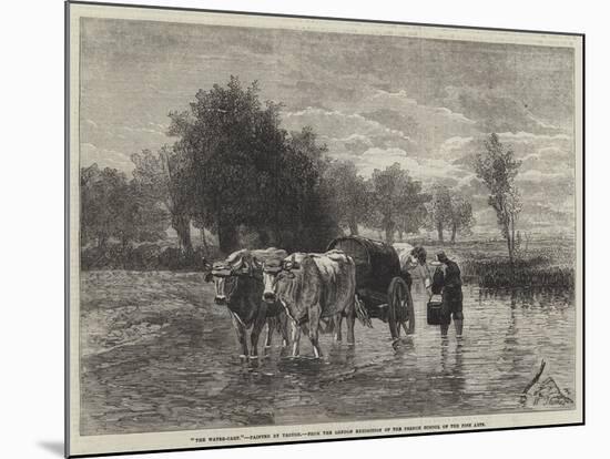 The Water-Cart-Constant-emile Troyon-Mounted Giclee Print