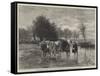 The Water-Cart-Constant-emile Troyon-Framed Stretched Canvas