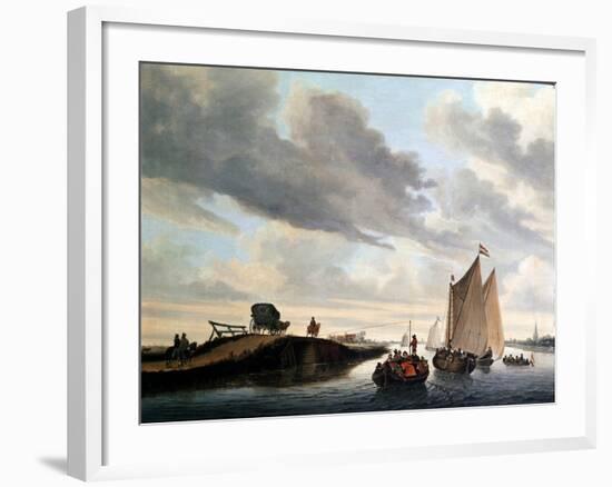 The Water Coach-Salomon van Ruysdael-Framed Giclee Print